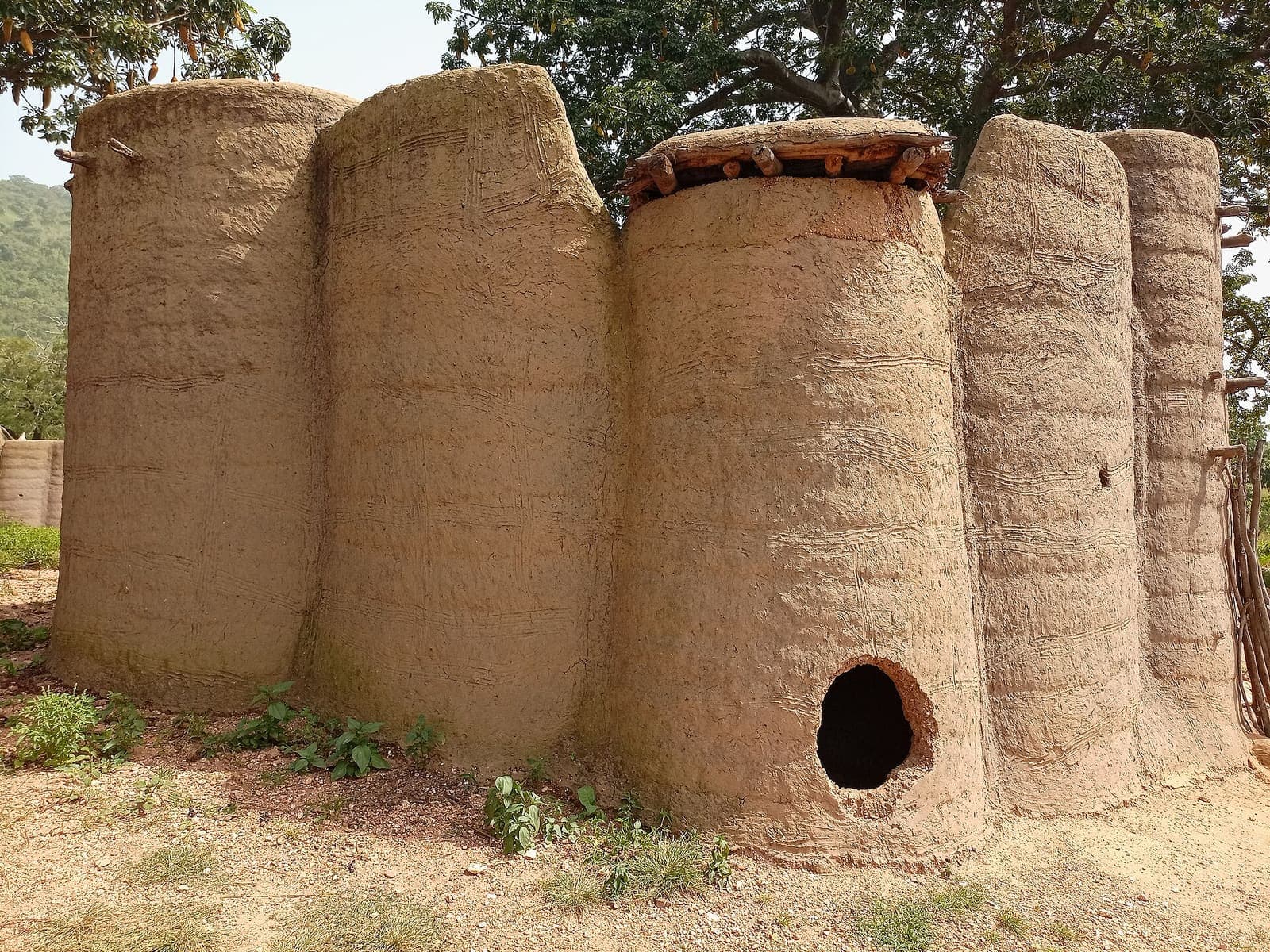Tata somba, maison-tour en terre du Koutammakou, à Nadoba
