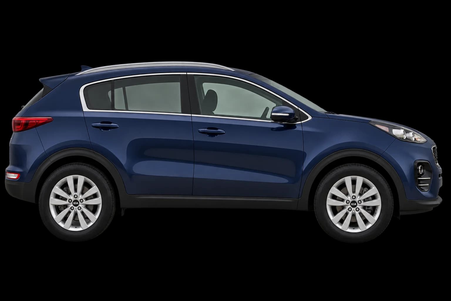 Visuel généré non contractuel Kia Sportage · profil gauche