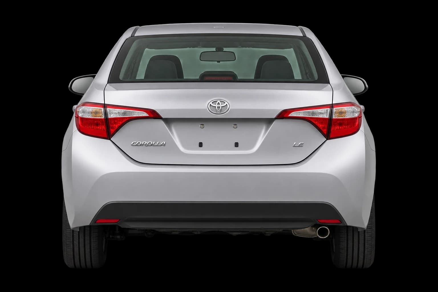 Visuel généré non contractuel Toyota Corolla · vue arrière