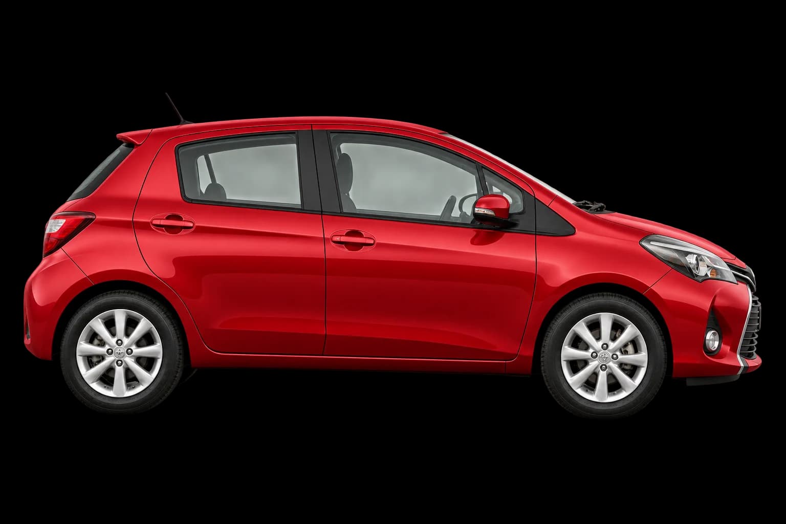 Visuel généré non contractuel Toyota Yaris · profil gauche