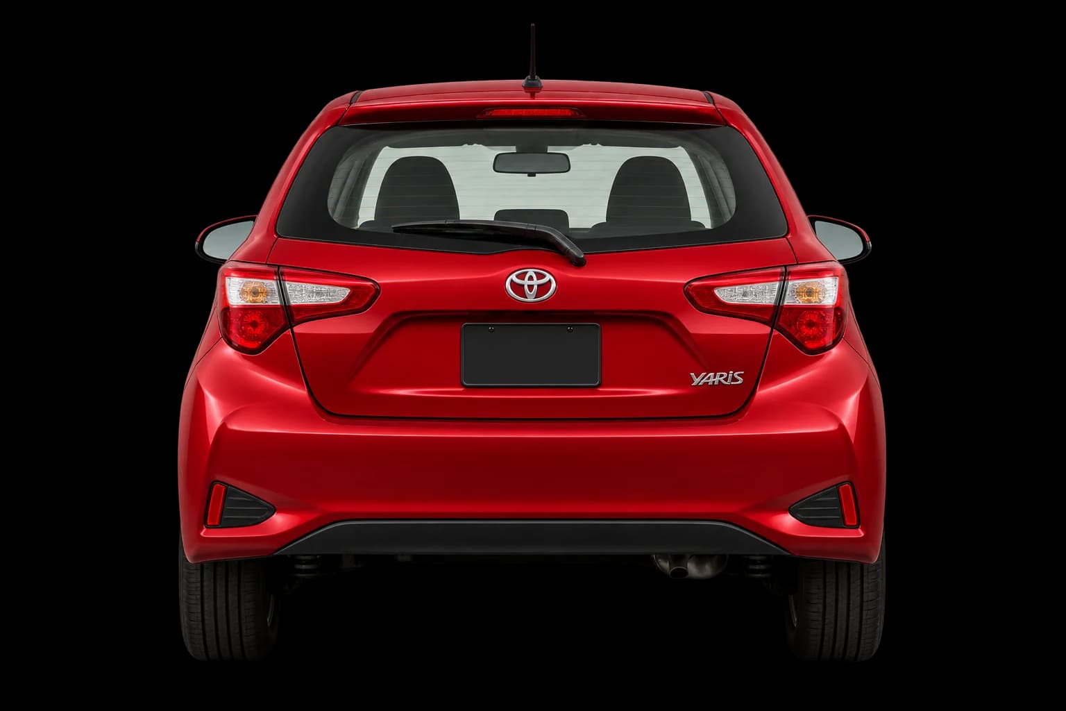 Visuel généré non contractuel Toyota Yaris · vue arrière